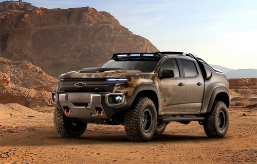 [Chevrolet Colorado]                          Xe off-road chạy pin nhiên liệu của quân đội Mỹ                                             2859