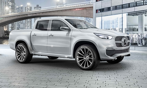 [Mercedes pickup]                          X-class concept - bán tải hạng sang đầu tiên của Mercedes                                             3256