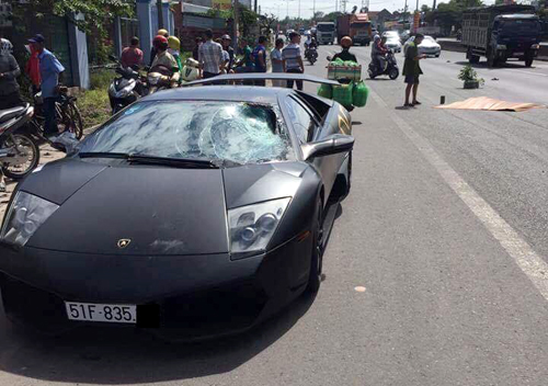 [Lamborghini Murcielago SV]                           Lamborghini đâm chết người ở Đồng Nai là siêu xe độc nhất VN                                             6228