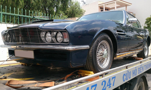 [Aston martin]                           Xế cổ hàng độc Aston Martin DBS V8 1971 ở Sài Gòn                                             7806